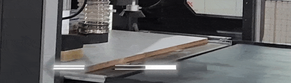 Cabeçote de furação em funcionamento - BRAVUS NESTING PLUS -  RAIZEN MACHINE