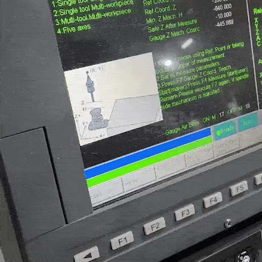 Esquadro pneumático em funcionamento - RAIZEN MACHINE