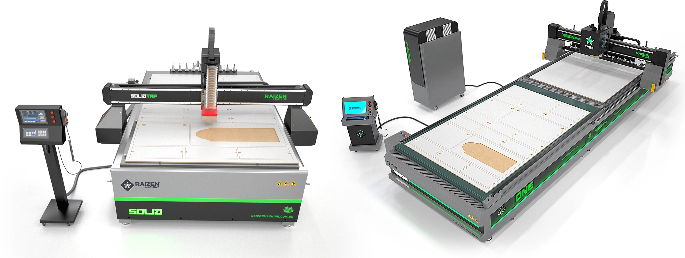 solid taf, router cnc para marcenaria da raizen machine