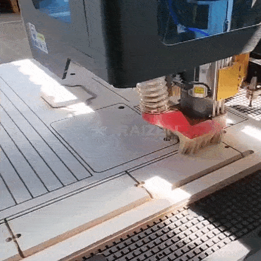 Router CNC em funcionamento - Gabarito de Marcenaria - RAIZEN MACHINE
