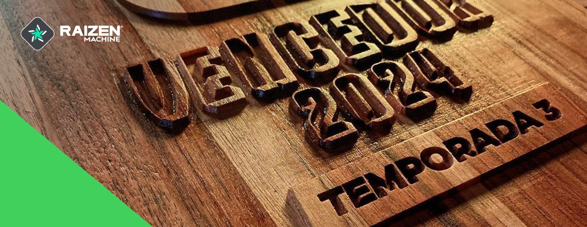 Router CNC para 3D em madeira